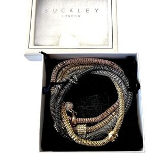 Buckley London bracelet set (5). Each with their own bag